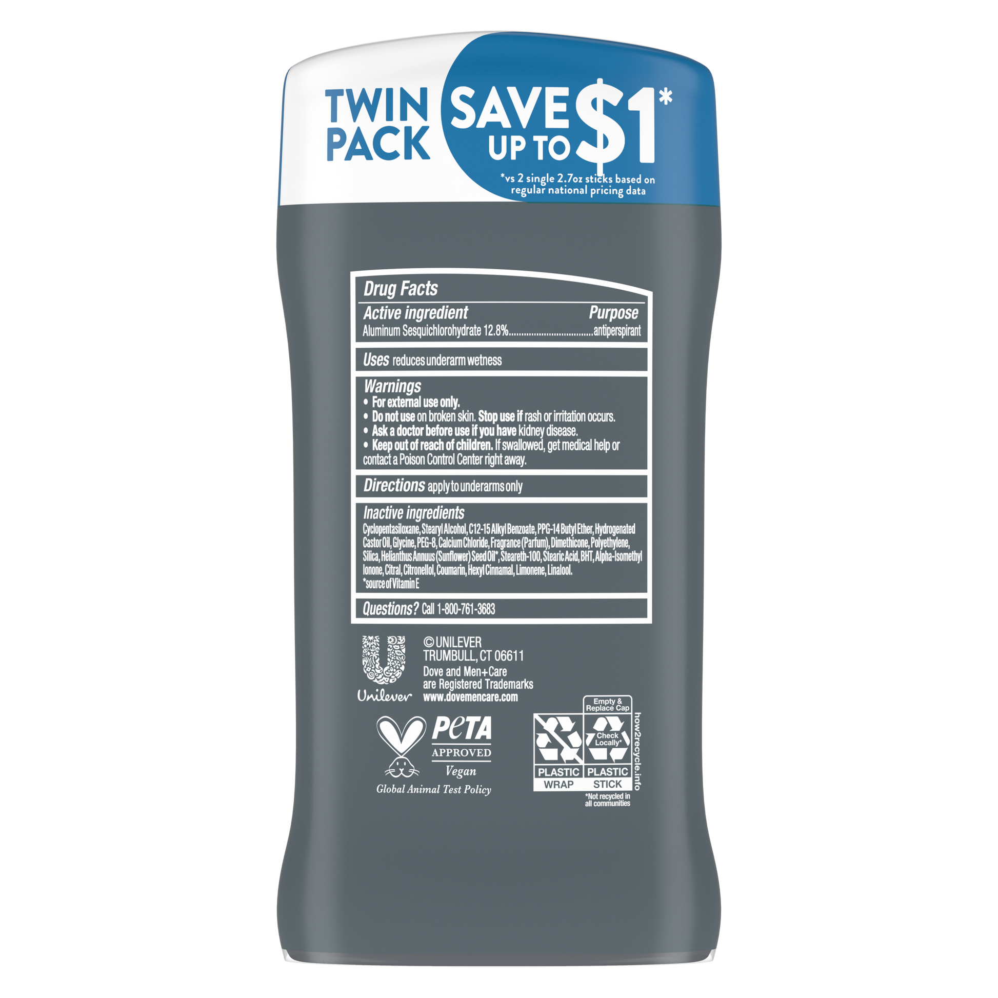 Men+Care Clean Comfort Antiperspirant Stick